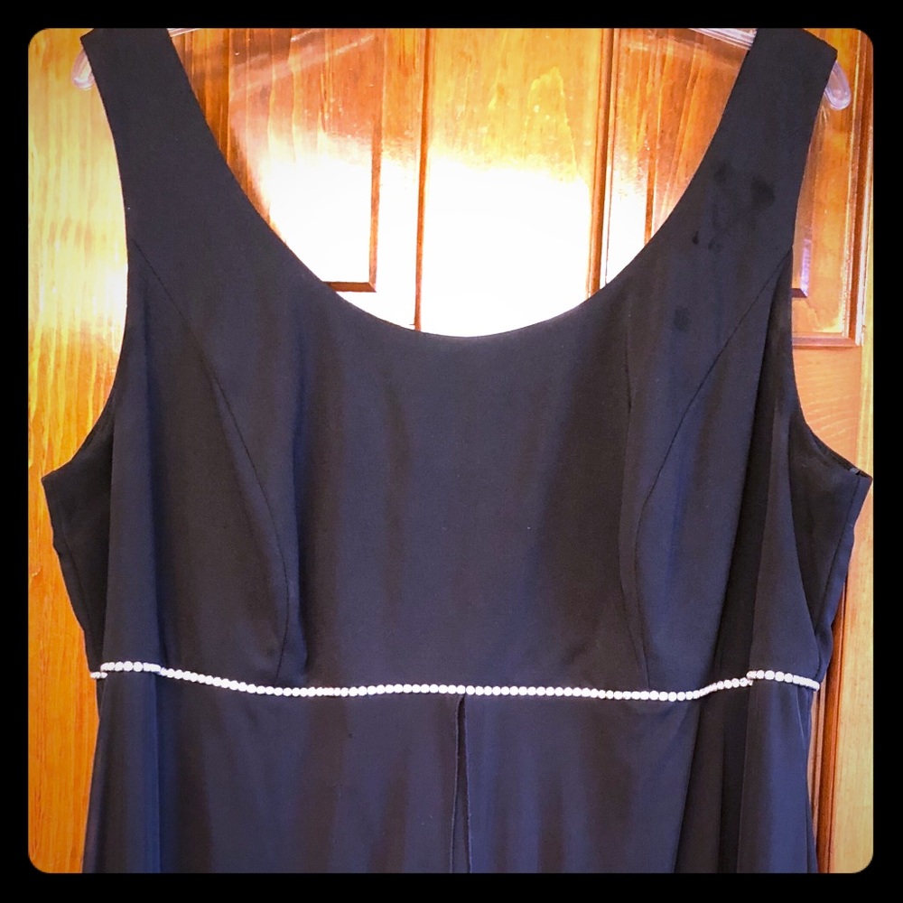 Onyx Nite Long Black Dress Size 18